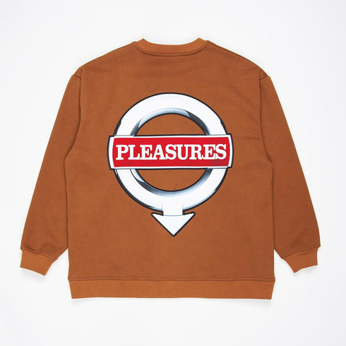 PLEASURES LANGUAGE CREWNECK Mens Apparel - MENS APPAREL